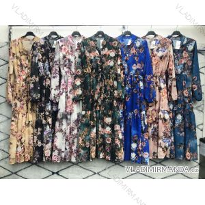 Women's Elegant Long Sleeve Dress (S / M ONE SIZE) ITALIAN FASHION IMWD216628