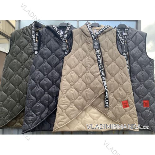 Women's hooded vest (S / M ONE SIZE) ITALIAN FASHION IMWA216604