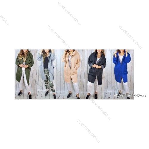 Women's Zip Hoodie Long Sleeve (M / L ONE SIZE) ITALIAN FASHION IMWA216862