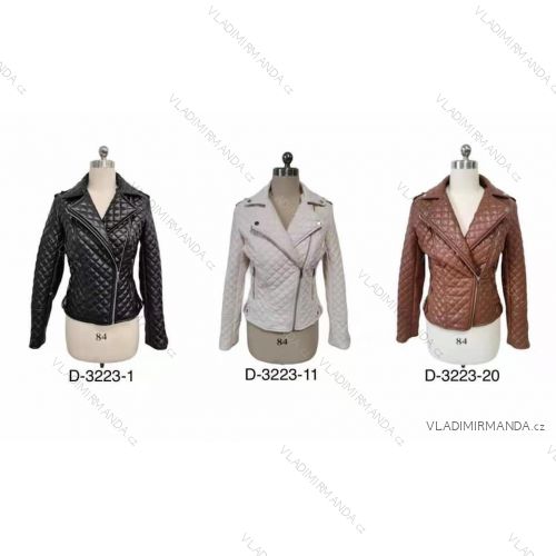 Women's leatherette long sleeve jacket (S / M ONE SIZE) ITALIAN FASHION IMM21D