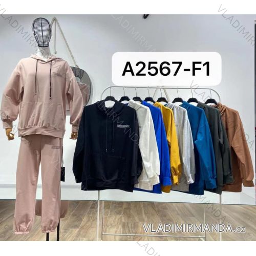 Women's Long Sleeve Hoodie (S / M ONE SIZE) ITALIAN FASHION IMM21A2567-F1