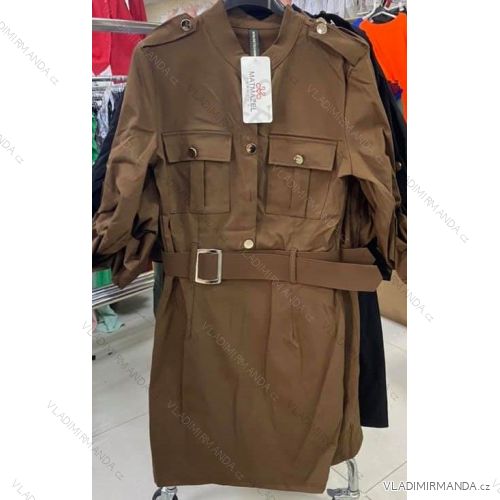 Elegant Long Sleeve Dress Women (S / M.ONE SIZE) ITALIAN FASHION IMM211302