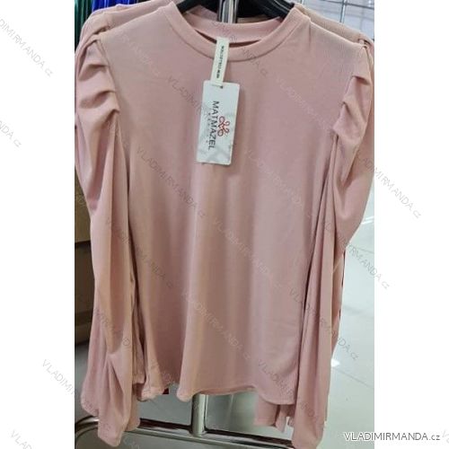 Blouse tunic elegant long sleeve women (S / M ONE SIZE) ITALIAN FASHION IMM211381
