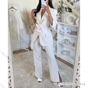 Set elegant jacket long sleeve and pants women (S / M ONE SIZE) ITALIAN FASHION IMM211392