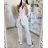 Set elegant jacket long sleeve and pants women (S / M ONE SIZE) ITALIAN FASHION IMM211392