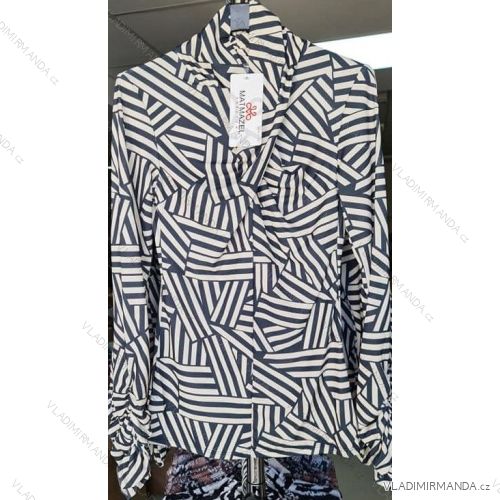 Elegant long sleeve shirt women (S / M ONE SIZE) ITALIAN FASHION IMM211372