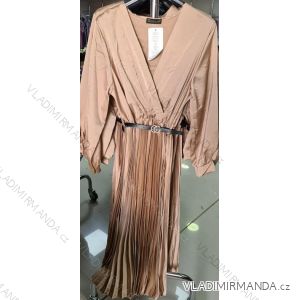 Elegant Long Sleeve Dress Women (S / M.ONE SIZE) ITALIAN FASHION IMM211302