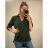 Košile/halenka 3/4 rukáv dámská oversize (S/M ONE SIZE) ITALSKá MóDA IMM21103/DR Wine S / M