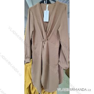 Elegant Long Sleeve Dress Women (S / M.ONE SIZE) ITALIAN FASHION IMM211302