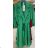 Elegant Long Sleeve Dress Women (S / M.ONE SIZE) ITALIAN FASHION IMM211302