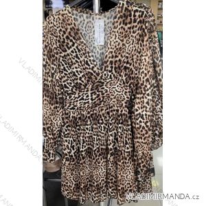 Elegant Long Sleeve Dress Women (S / M.ONE SIZE) ITALIAN FASHION IMM211302