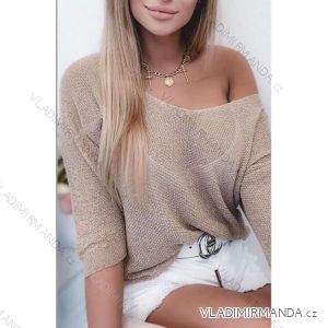 Dress with 3/4-sleeve ladies pocket (uni sl) ITALIAN Fashion IM3181746