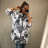 Mikina na zip s kapucí dámská nadrozměr (3XL/4XL ONE SIZE) ITALSKÁ MÓDA IM4212115