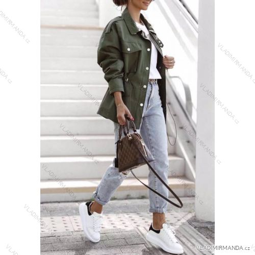 Women's leatherette jacket (SML-XL) ITALIAN FASHION IMWA216689