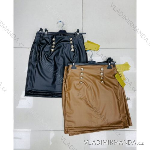 Women's eco-leather pants (S / M ONE SIZE) ITALIAN FASHION IMWA216574