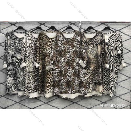 Oversized Maxi Long Sleeve Dress (L / XL ONE SIZE) ITALIAN FASHION IMWD2120148