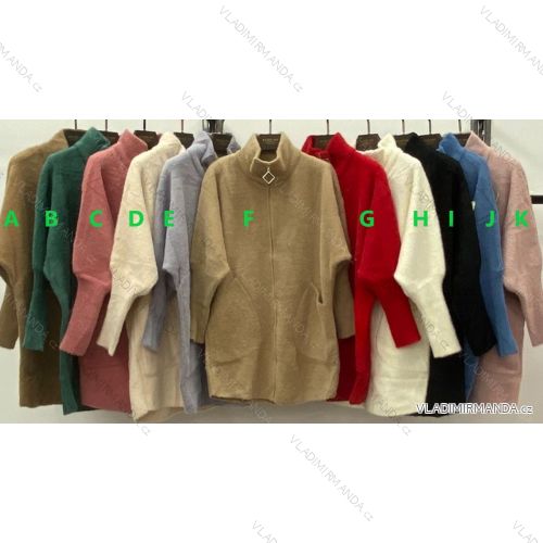 Women's autumn alpaca coat (S / M ONE SIZE) ITALIAN FASHION IMWA217036