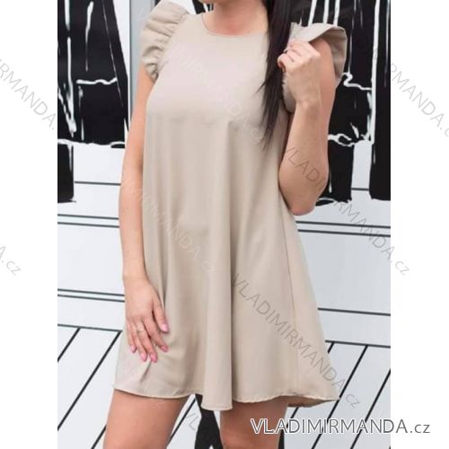 Dress with 3/4-sleeve ladies pocket (uni sl) ITALIAN Fashion IM3181746 S / M béžová