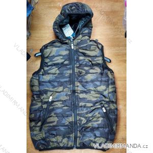 Zippered vest vest boys boy camouflage (134-164) TUZZY TURKISH FASHION TM221060