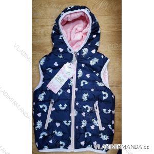 Zippered vest vest for children and girls (116-146) TUZZY TURKISH FASHION TM221066