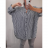 Striped shirt 3/4 long sleeve women (uni xs-m) (uni XL/XXL) ITALSKÁ MODA IM120162
