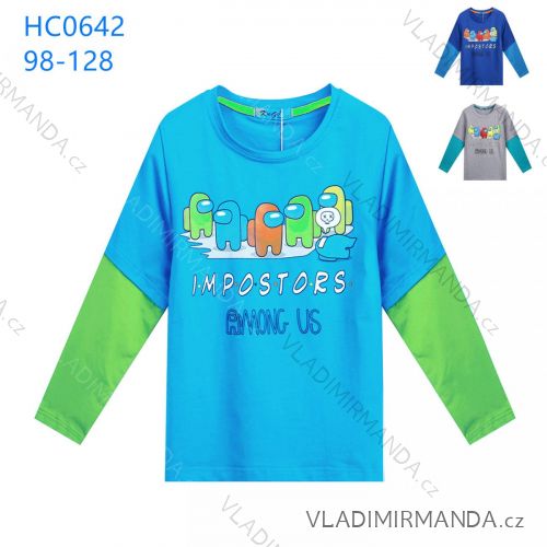 T-shirt long sleeve children's boy (98-128) KUGO HC0642