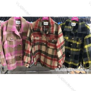 Women's button-down shirt jacket with buttons (S / M ONE SIZE) ITALIAN FASHION IMWD217059