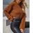 Women's Long Sleeve Sweater (S / M ONE SIZE) ITALIAN FASHION IMWA217073