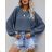 Svetr tenký dlouhý rukáv dámský (S/M ONE SIZE) ITALSKÁ MÓDA IMWA217073