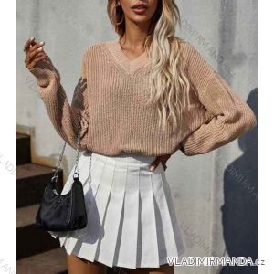 Svetr tenký dlouhý rukáv dámský (S/M ONE SIZE) ITALSKÁ MÓDA IMWA217073