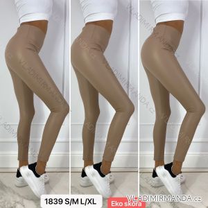 Legíny koženkové dlouhé dámské (S-XL) TURECKÁ MÓDA TMWL211840