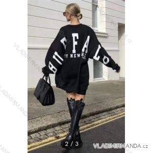 Oversized Long Sleeve Dress (L / XL ONE SIZE) ITALIAN FASHION IMWG217108
