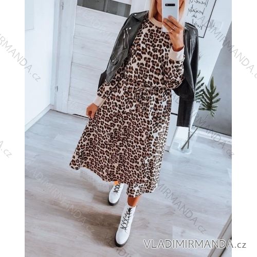 Women's Long Sleeve Dress (S / M ONE SIZE) ITALIAN FASHION IMWG216877