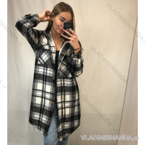 Long autumn long sleeve women's coat (UNI S / M) ITALIAN FASHION IMM21952