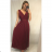 Women's Long Gown Dress Elegant Glitter Ball Gown (UNI S / M) ITALIAN FASHION IMM21954