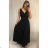 Women's Long Gown Dress Elegant Glitter Ball Gown (UNI S / M) ITALIAN FASHION IMM21954