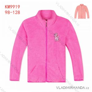 Children's zip sweatshirt for girls (98-128) KUGO KM9921