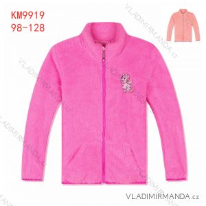 Children's zip sweatshirt for girls (98-128) KUGO KM9921