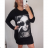 T-shirt - tunic short sleeve women's oversized (uni L-2XL) ITALIAN FASHION IMS20006 yellow