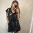 Women's hooded vest (M-3XL) POLISH FASHION BES21074