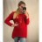 Women's Long Sleeve Extended Sweater (XL / 2XL ONE SIZE) ITALIAN FASHION IM4211584