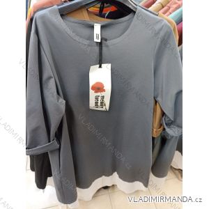 Tunika dlouhý rukáv dámská (M/L ONE SIZE) ITALSKÁ MÓDA IM521150