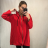 Women's Zip Hoodie Long Sleeve (2XL / 3XL ONE SIZE) ITALIAN FASHION IM4211824