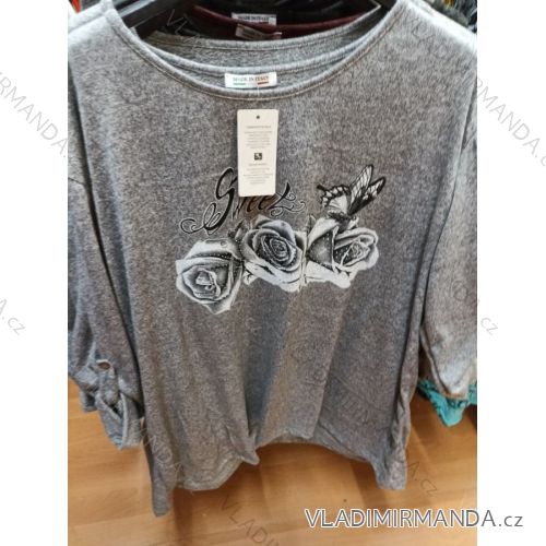 Šaty dlouhý rukáv dámské (L/XL ONE SIZE) ITALSKá MóDA MA821114