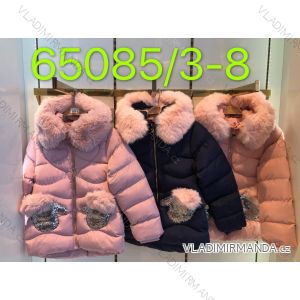 Winter children's quilted jacket for girls (3-8 years) SEAGULL SEA2165085