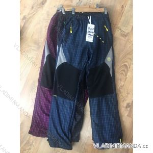 Kalhoty šusťákové zateplené flaušem dětské dívčí (98-128) GRACE GRA2181420