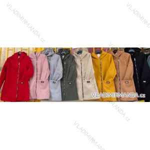 Fleece coat long sleeve zipper hooded women's oversized (XL / 2XLONE SIZE) ITALIAN FASHION IMD211123