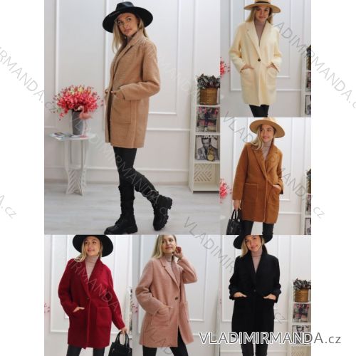 Women's long-sleeved lamb jacket (S / M ONE SIZE) ITALIAN FASHION IMWG217220
