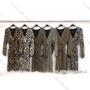 Women's Elegant Long Sleeve Dress (S / M ONE SIZE) ITALIAN FASHION IMWM217234