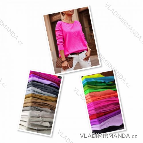 Blouse long sleeve with ruffles women (UNI S / L) ITALIAN FASHION IMK20159